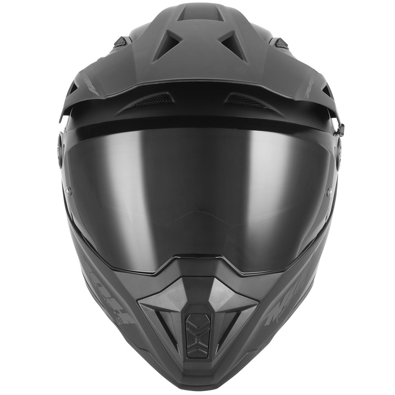 Čelada za enduro motor NOX N350 mat črna