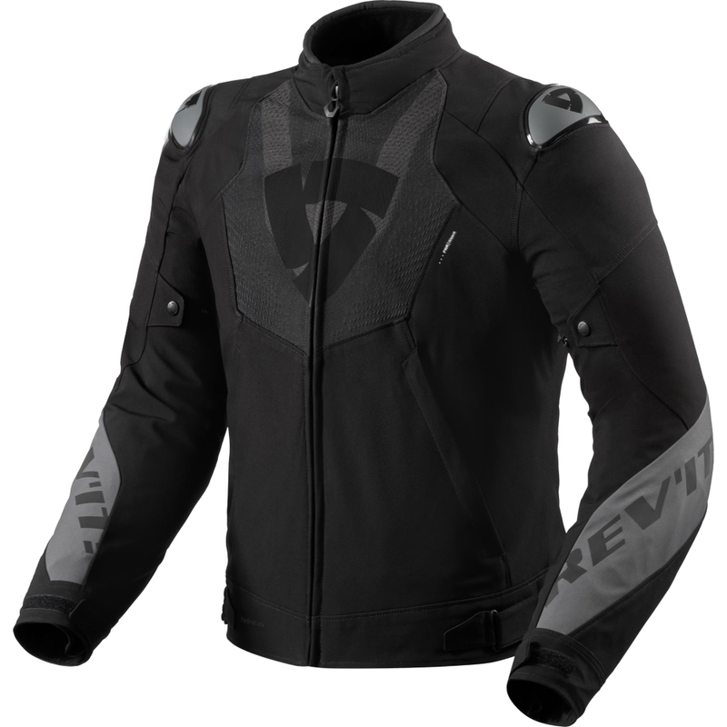 Motoristična jakna Revit Hyperspeed 3 H2O črno-siva