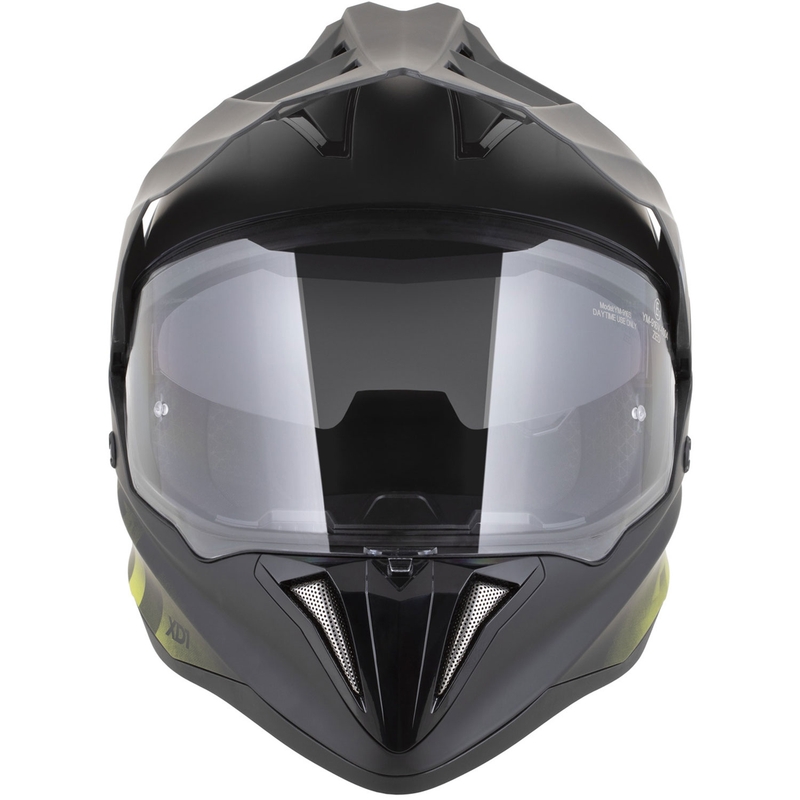 Enduro motoristična čelada ZED XD1 mat črno-fluo rumena