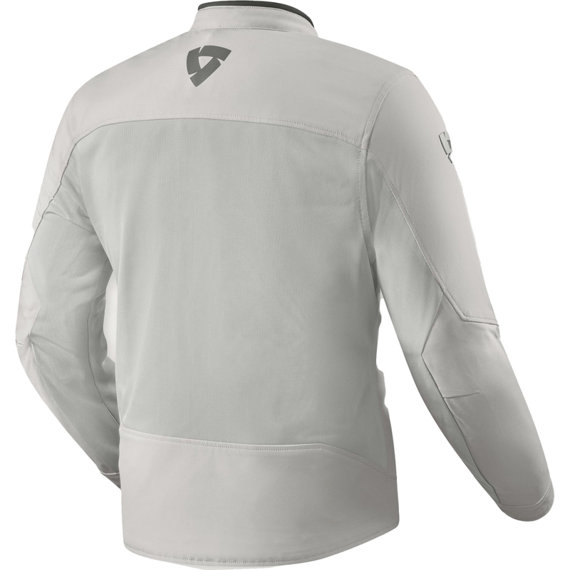Motociklistična jakna Revit Highcrest srebrne barve