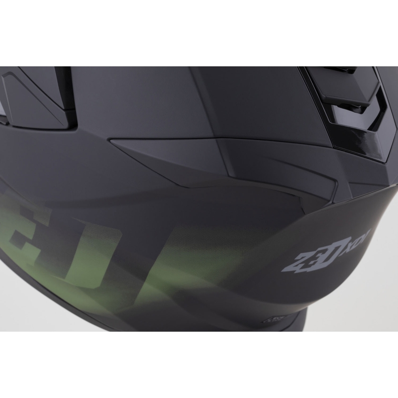 Enduro motoristična čelada ZED XD1 mat črno-temno zelena