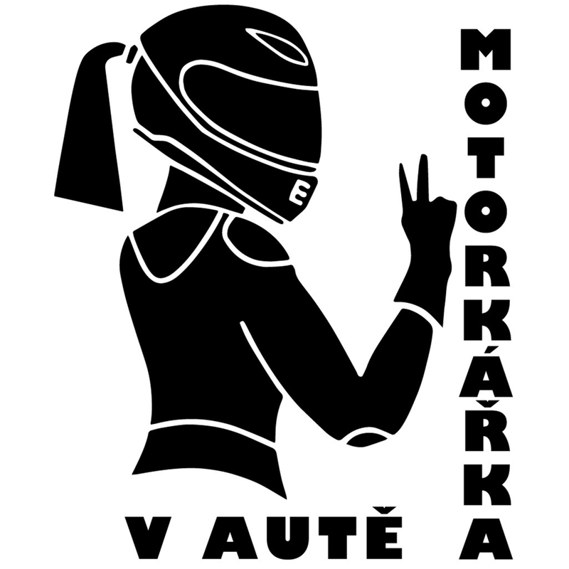 Nalepka Motorist v avtu