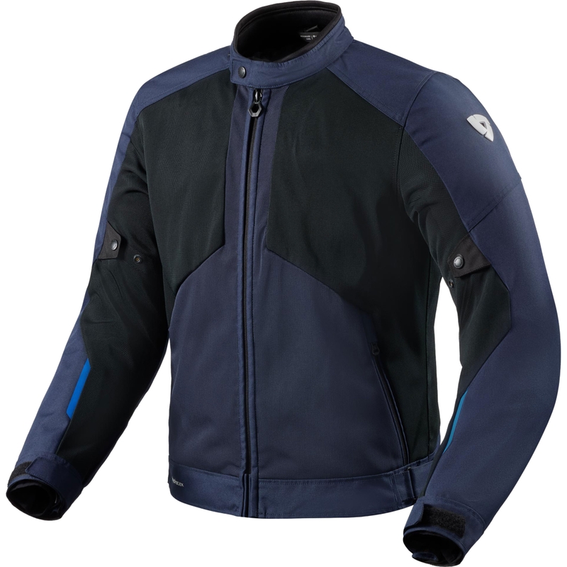 Motoristična jakna Revit Torque 3 H2O temno modro-črna