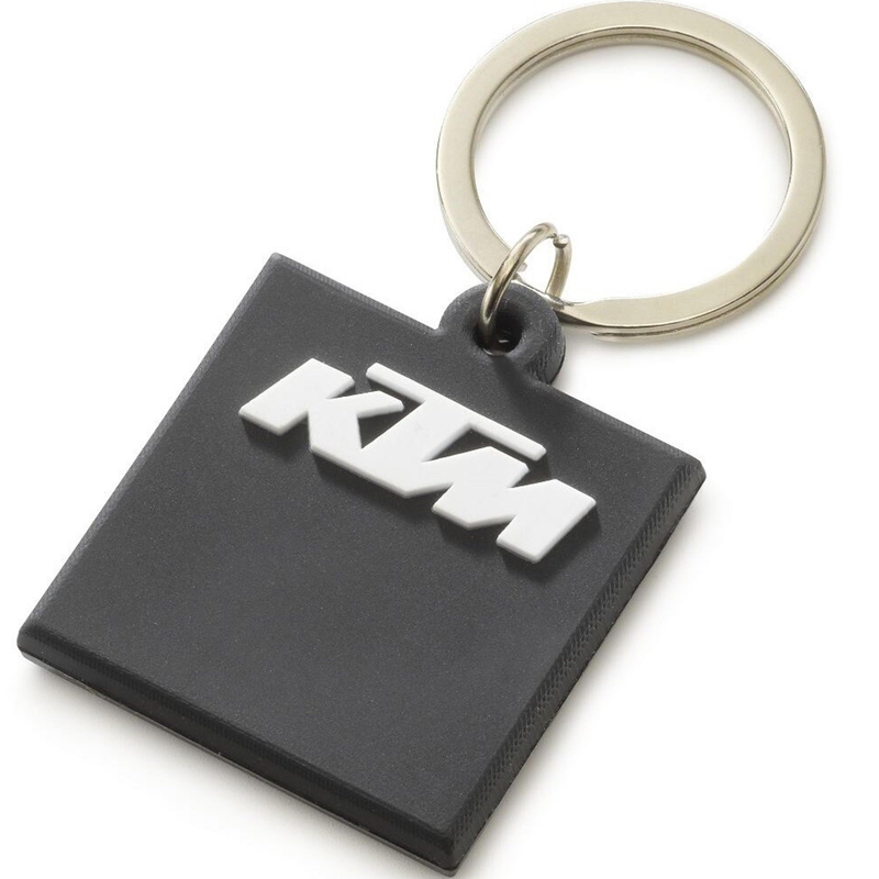 Gumijasti obesek za ključe KTM črne barve