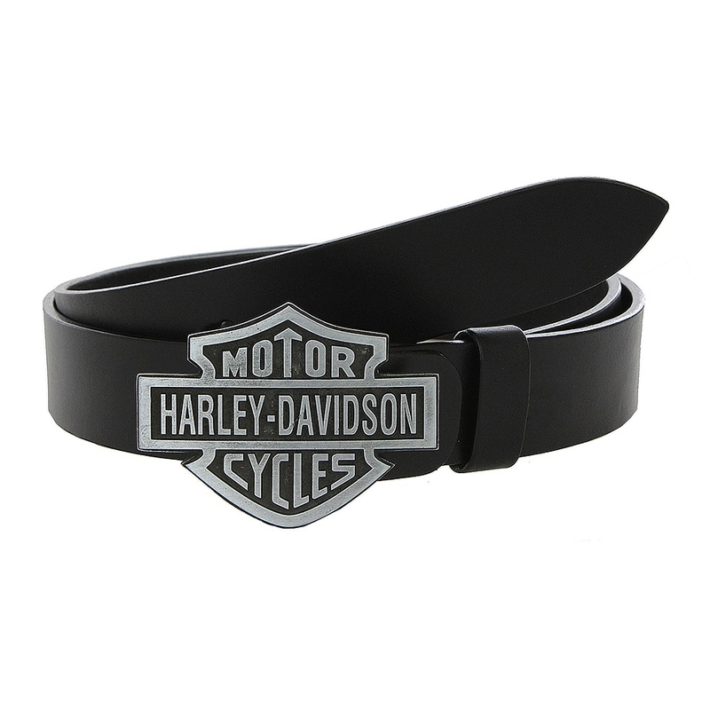 Usnjeni moto pas z zaponko Harley-Davidson
