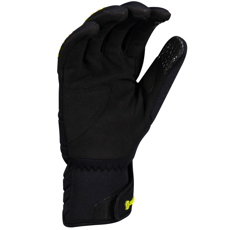 Moto rokavice SCOTT Ridgeline črno-limetino zelene