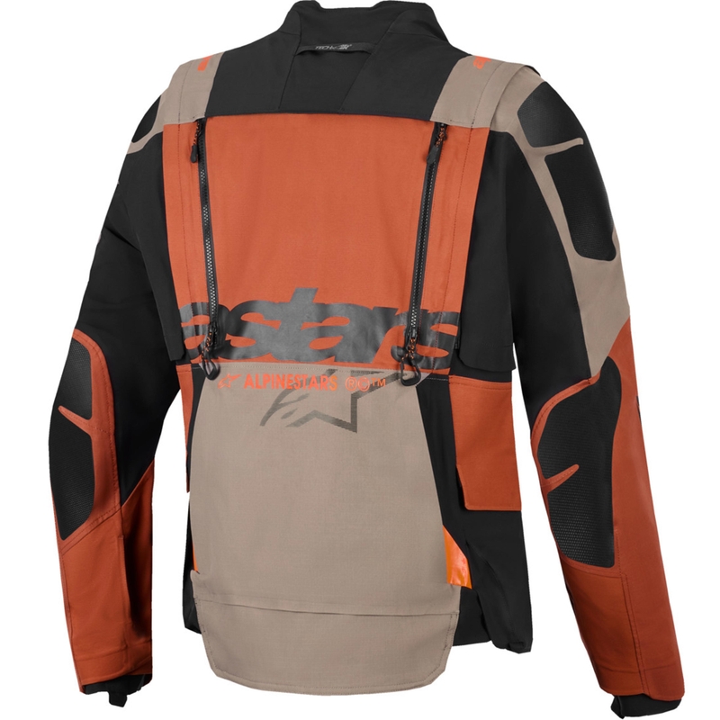 Alpinestars Halo PRO Drystar XF motoristična jakna svetlo rjava-temno oranžna-črna