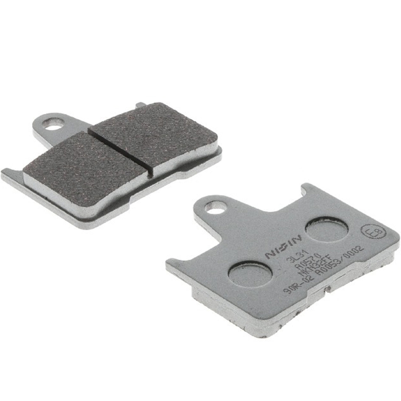 Zavorne ploščice NISSIN pol-kovinska zmes 60x57x8,2 mm 2 kos
