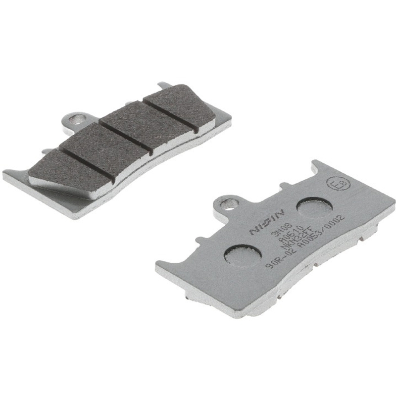 Zavorne ploščice NISSIN pol-kovinske zmesi 81x46x8 mm 2 kos