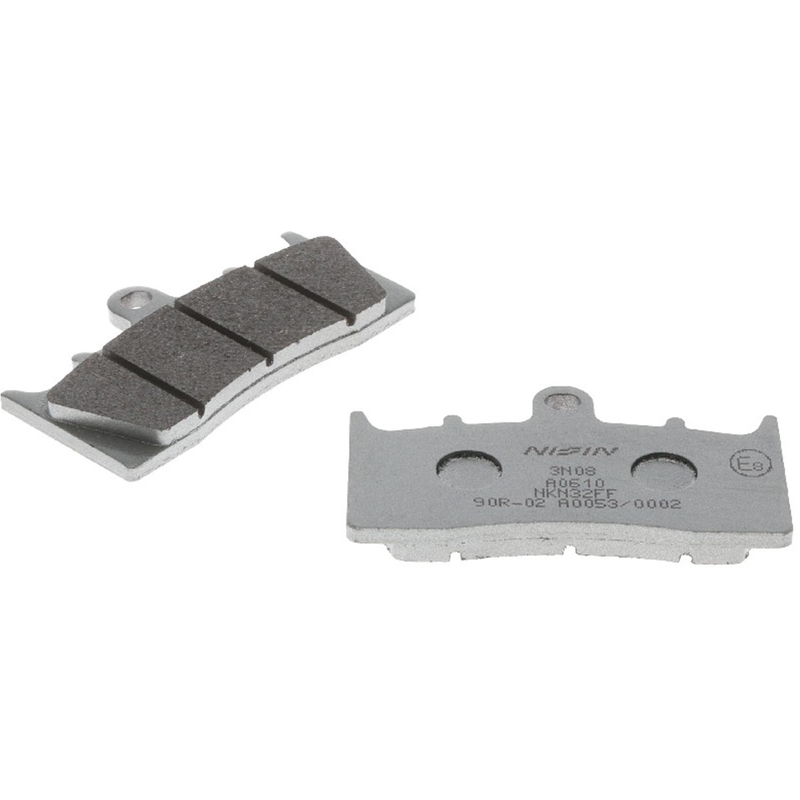 Zavorne ploščice NISSIN pol-kovinske zmesi 81x46x8 mm 2 kos