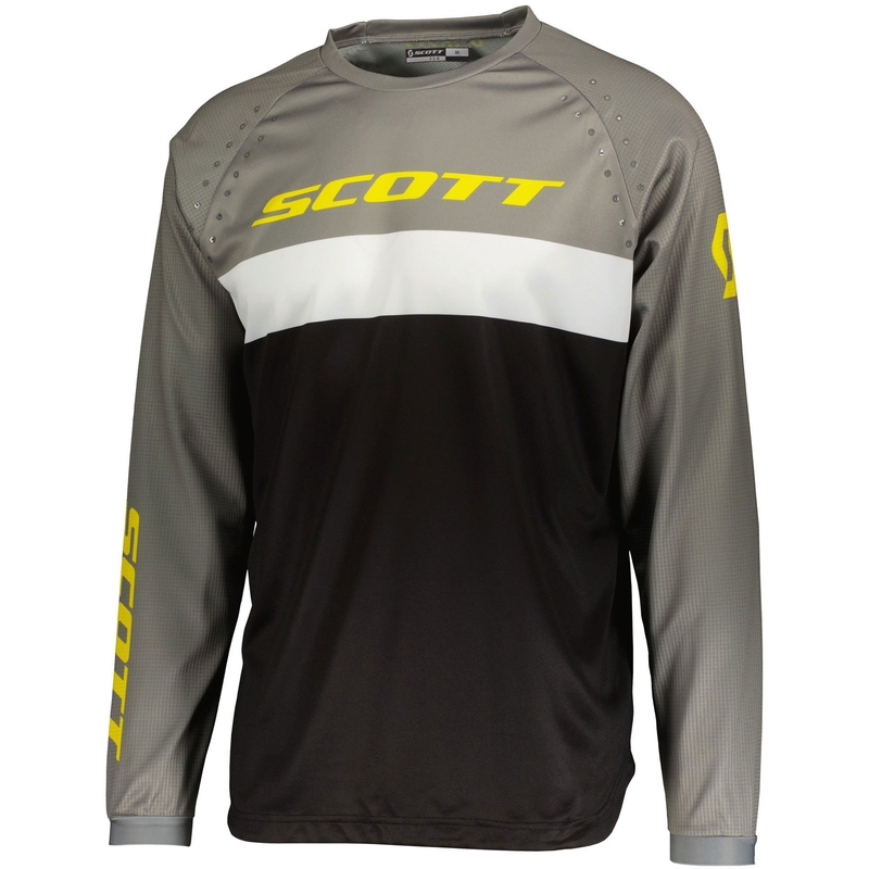 Motokros dres SCOTT 350 SWAP EVO črno-siv