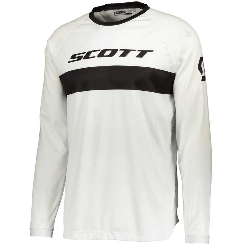 Motokros dres SCOTT 350 SWAP EVO črno-bel