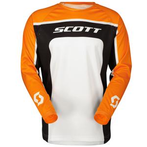 Motokros dres SCOTT 350 TRACK EVO črno-rdeč