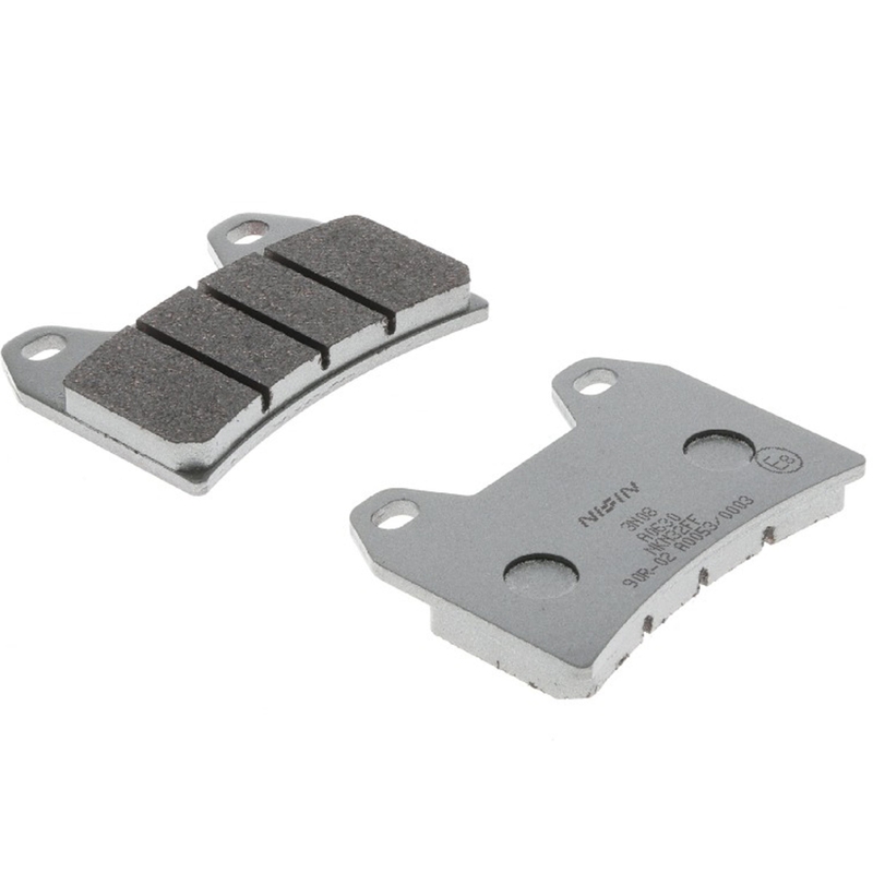 Zavorne ploščice NISSIN pol-kovinske zmesi 76x55,5x9 mm 2 kos