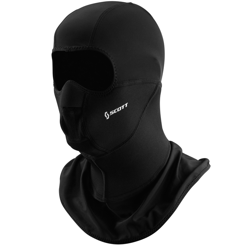 Moto čelada SCOTT FACE HEATER črna