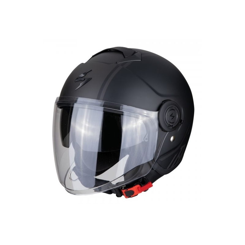 Odprta motoristična čelada Scorpion EXO-CITY Avenue black-silver