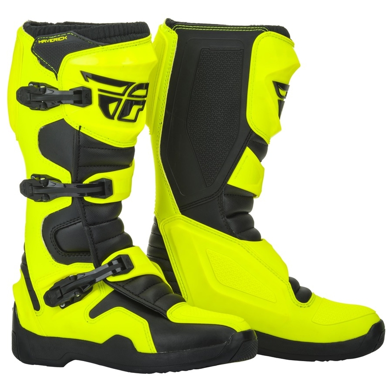 Motoristični škornji Fly Racing NEW Maverik 2019 black-fluo yellow