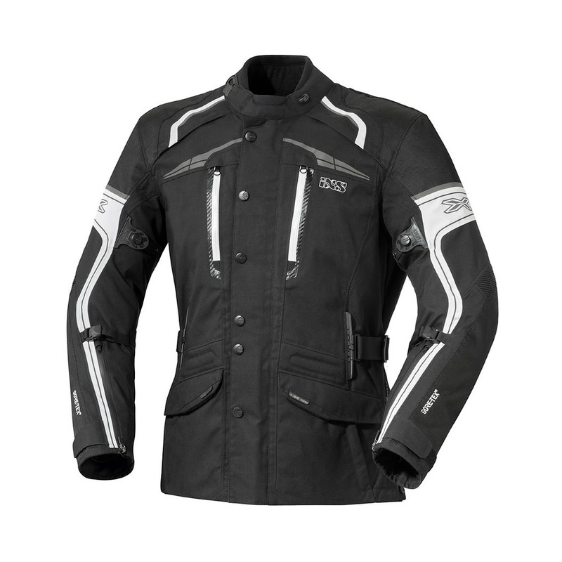 Ženska motoristična jakna iXS Montgomery Black and White