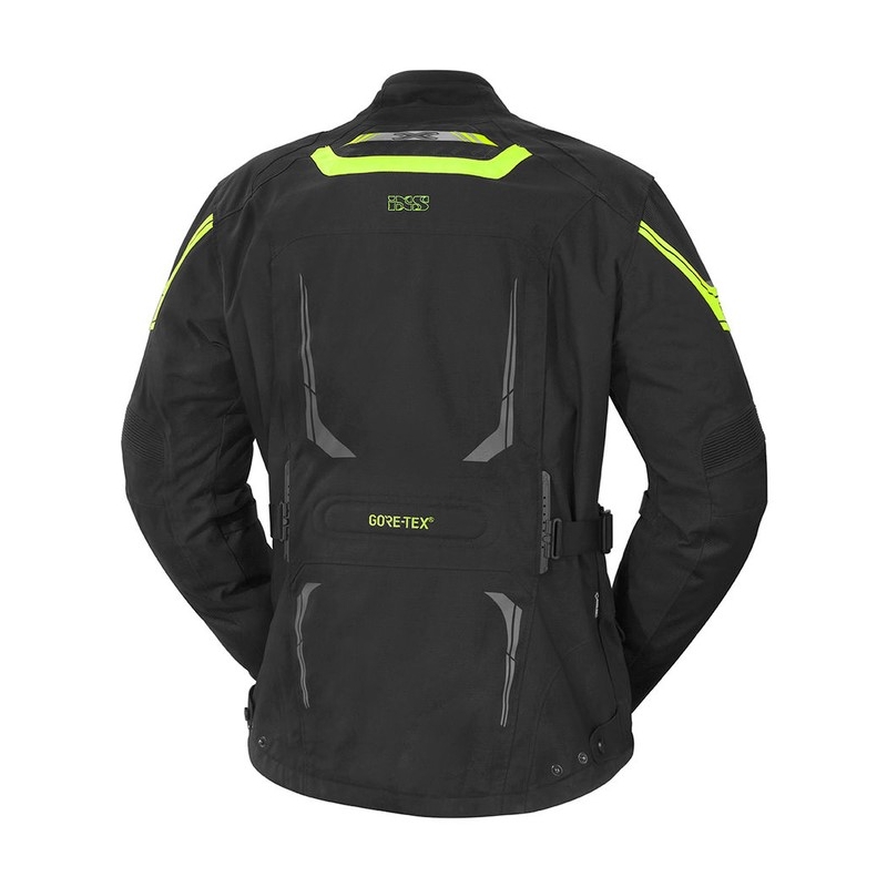 Ženska motoristična jakna iXS Montgomery Black-Fluo Yellow