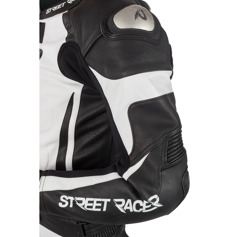 Moška jakna Street Racer Fasttrack Black and White razprodaja