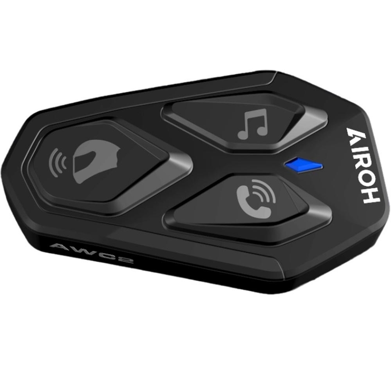 Bluetooth domofon za motor Airoh AWC2 črne barve