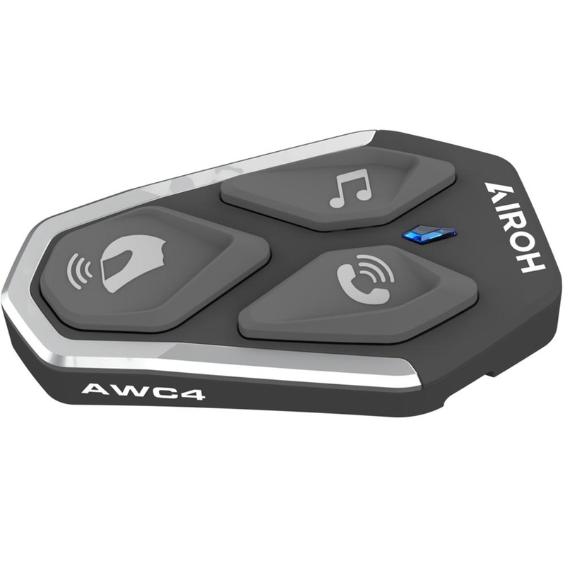 Bluetooth domofon za motor Airoh AWC4 črne barve