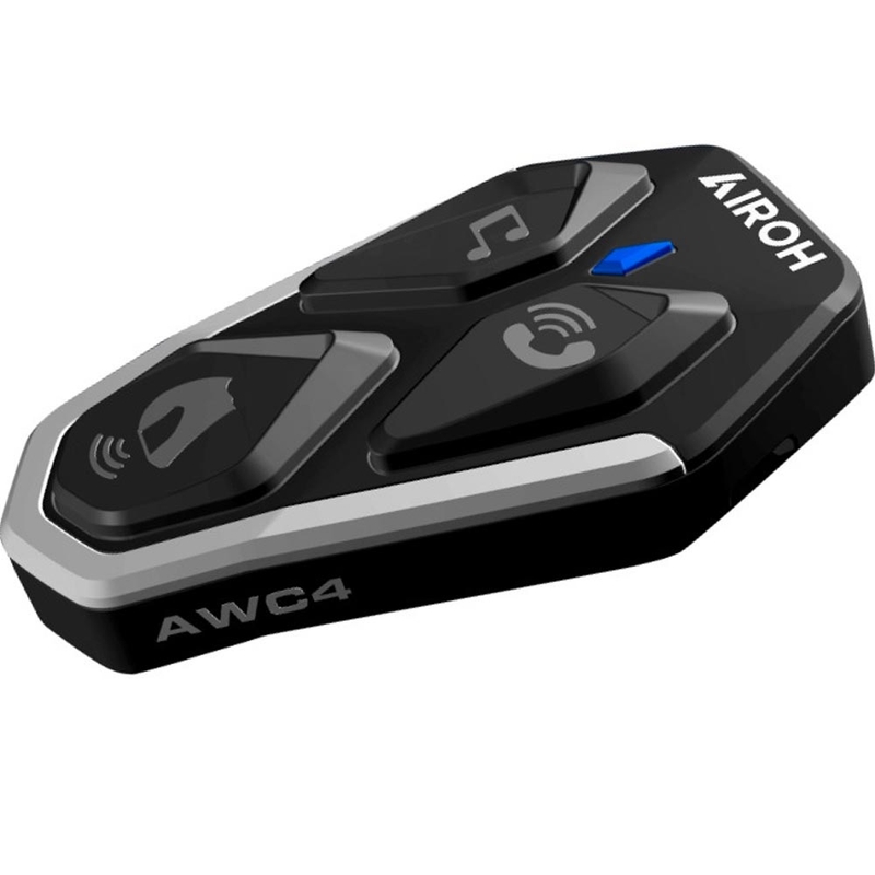 Bluetooth domofon za motor Airoh AWC4 črne barve
