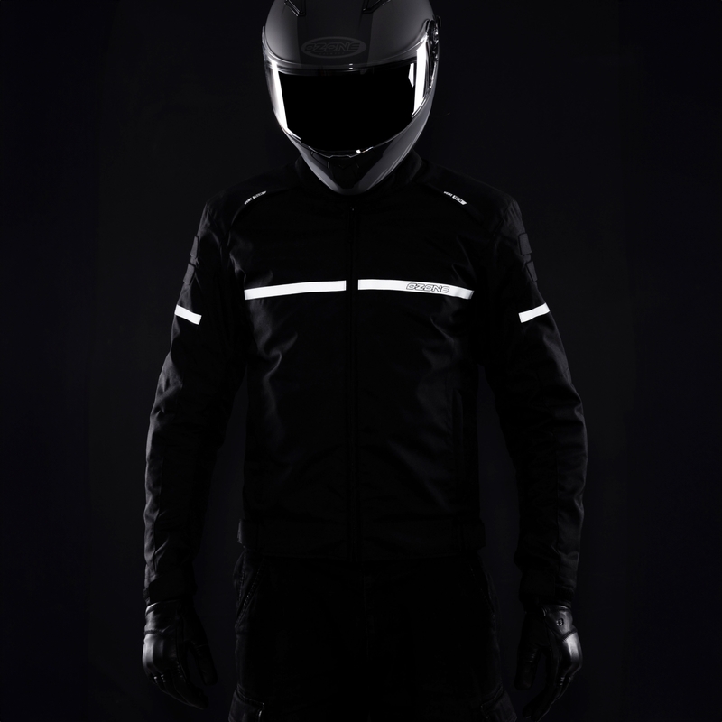 Motoristična jakna Ozone Rider črna