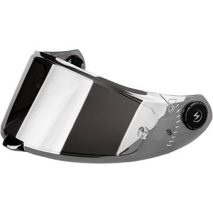 Vizir Scorpion KDS-F-04 za čelade EXO-RACE Air, zrcalno srebrne barve