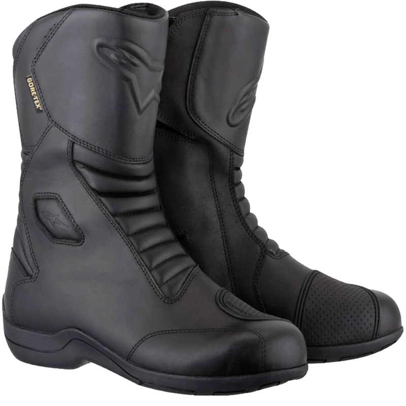 Črni motoristični škornji Alpinestars Web GORE-TEX