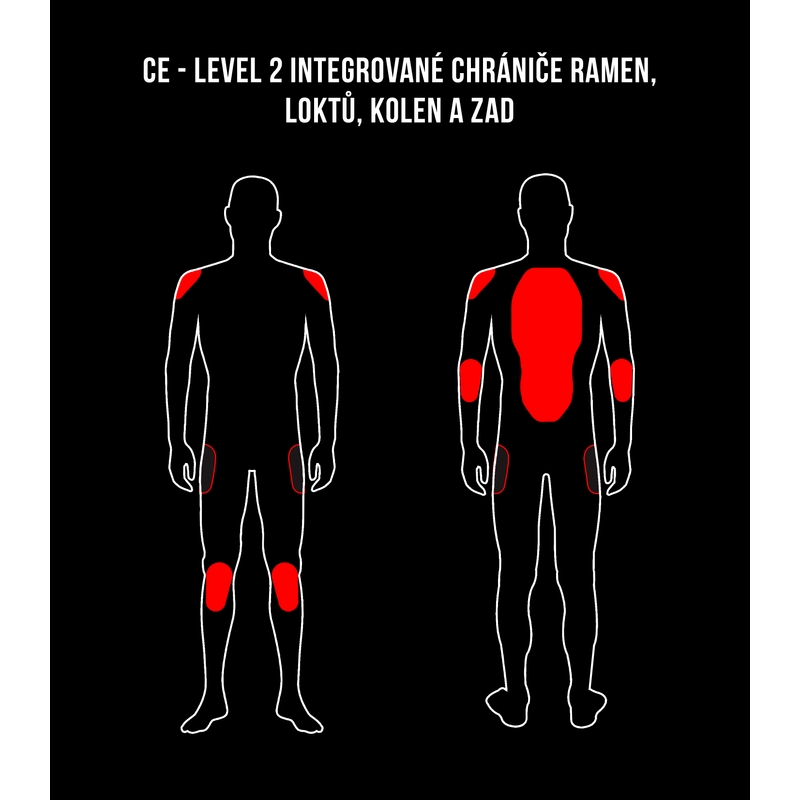Pánská kombinéza Street Racer Pattern černo-šedá výprodej