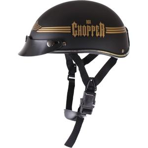 Motoristična čelada braincap RSA Skull črna mat