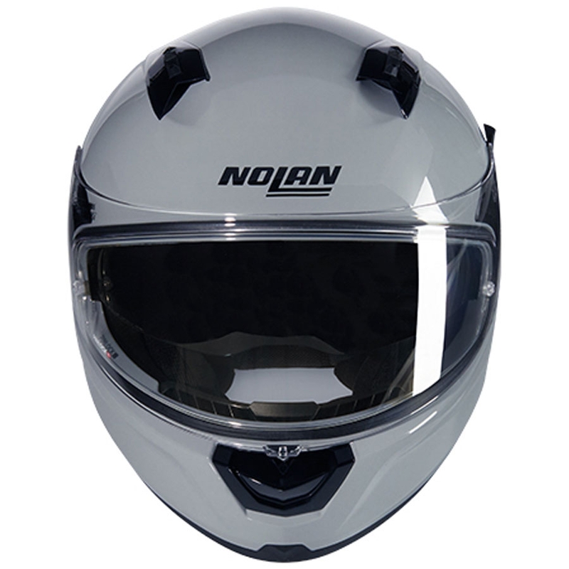 Nolan N60-6 Classico motoristična čelada z integriranim obrazom, sijajno siva