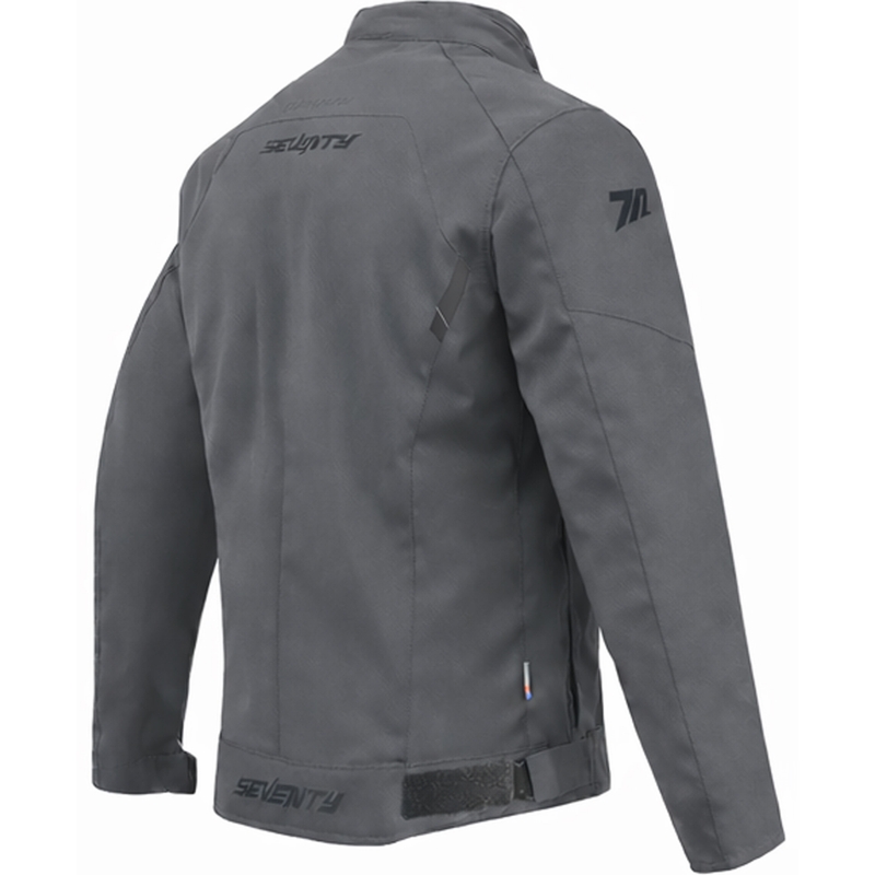 Ženska motoristična jakna Seventy Degrees SD-JR67 Piston temno siva