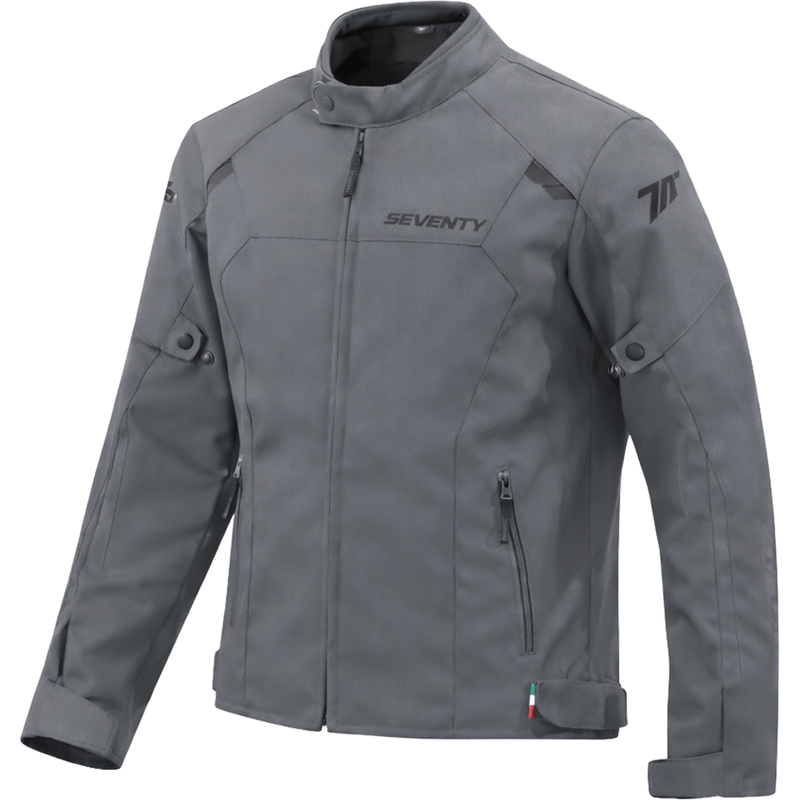 Ženska motoristična jakna Seventy Degrees SD-JR67 Piston temno siva
