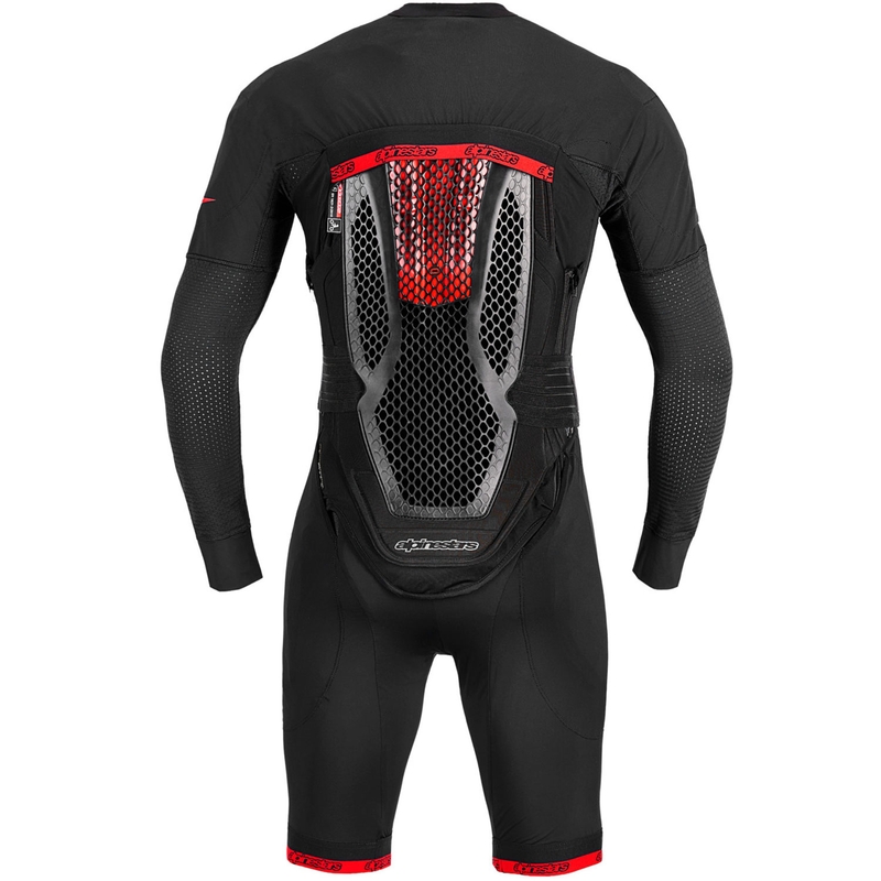 Sistem zračnih blazin Alpinestars TECH-AIR®10 V2 črno-rdeče-siv
