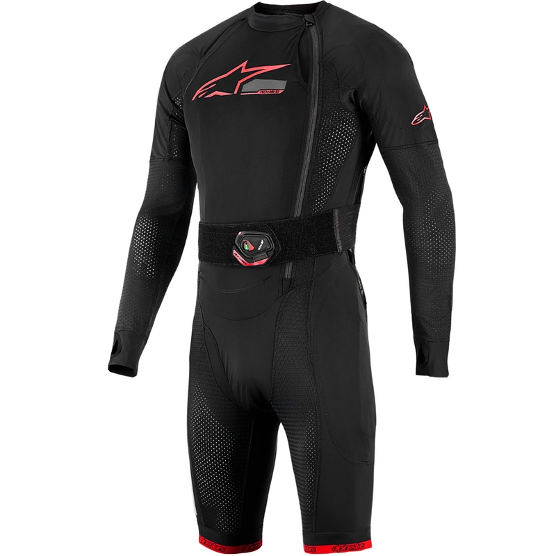 Sistem zračnih blazin Alpinestars TECH-AIR®10 V2 črno-rdeče-siv
