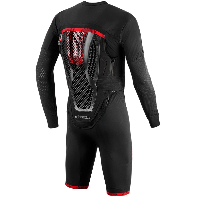 Sistem zračnih blazin Alpinestars TECH-AIR®10 V2 črno-rdeče-siv