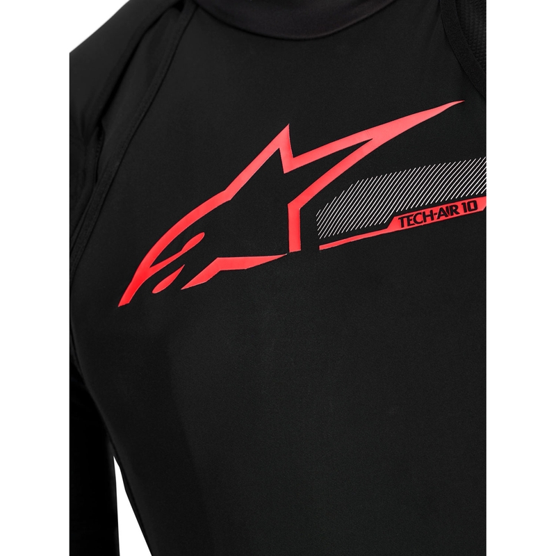 Sistem zračnih blazin Alpinestars TECH-AIR®10 V2 črno-rdeče-siv