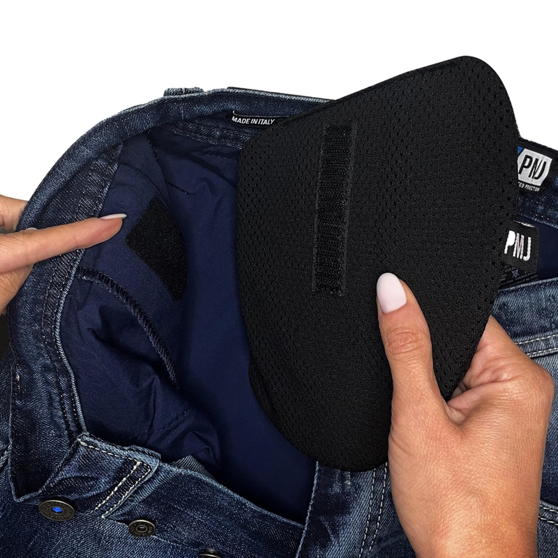 Ščitniki za boke motoristov PMJ Zero Shock Rubber Protection črni razprodaja