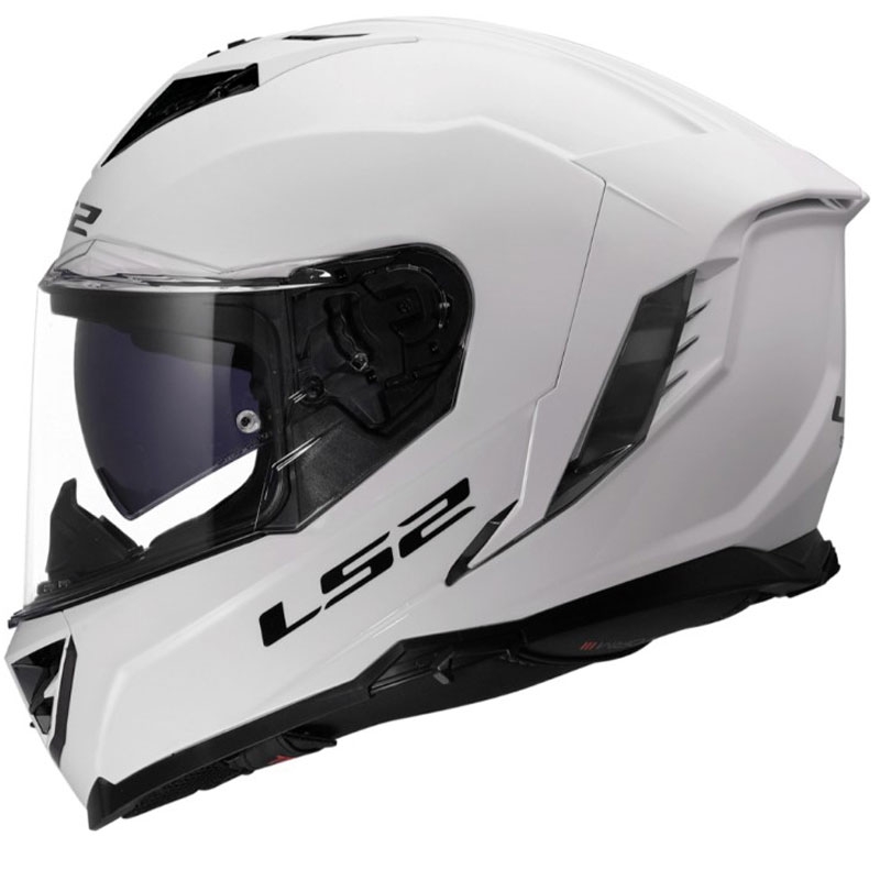 Motoristična čelada LS2 FF818 Storm III, sijajno bela