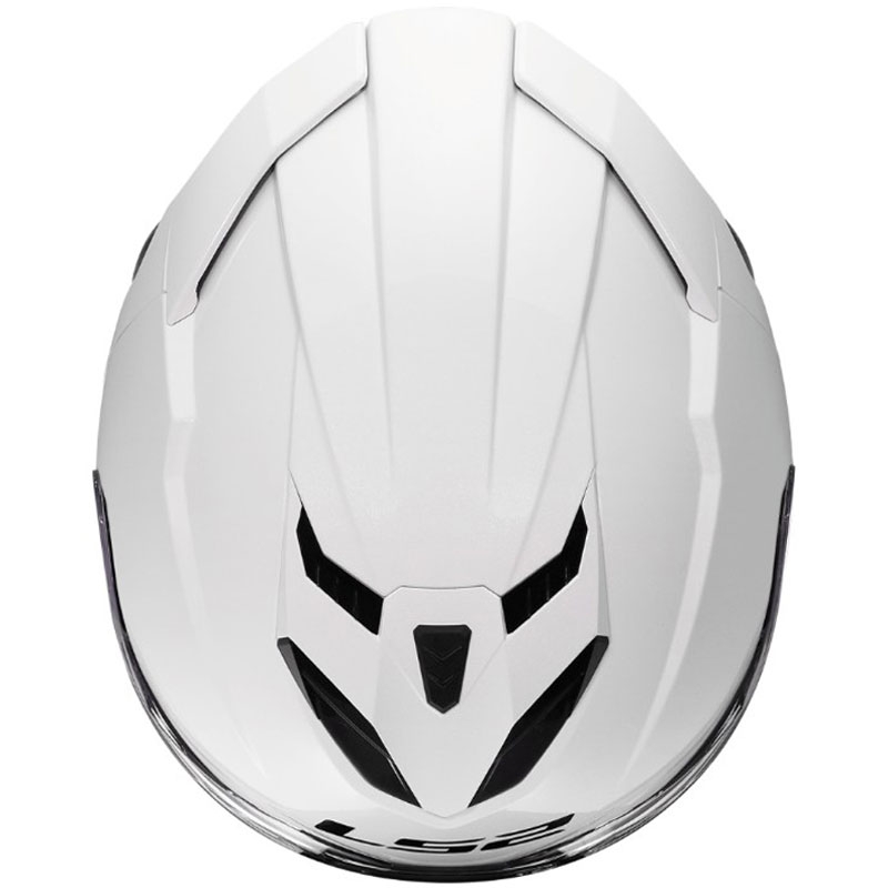 Motoristična čelada LS2 FF818 Storm III, sijajno bela