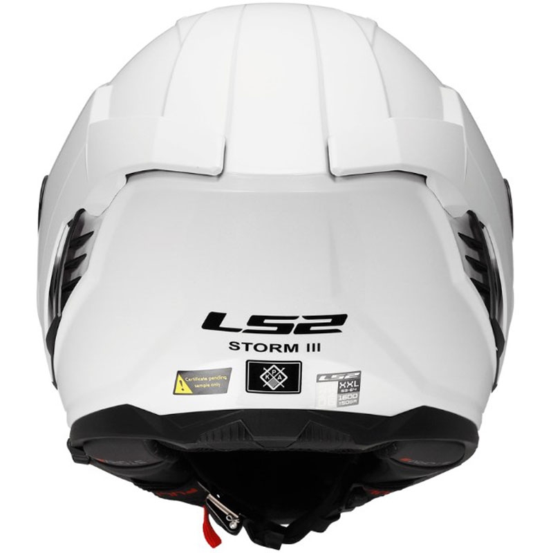 Motoristična čelada LS2 FF818 Storm III, sijajno bela