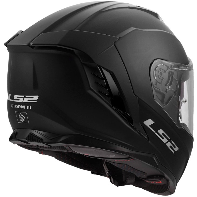 Motoristična čelada LS2 FF818 Storm III, polna, mat črna