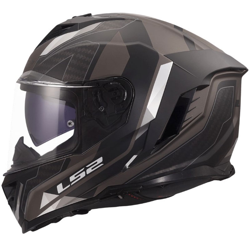 Motoristična čelada LS2 FF818 Storm III Sports, mat črno-siva