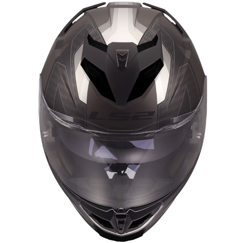 Motoristična čelada LS2 FF818 Storm III Sports, mat črno-siva