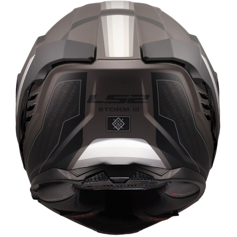 Motoristična čelada LS2 FF818 Storm III Sports, mat črno-siva