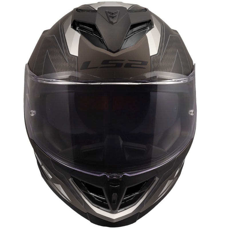 Motoristična čelada LS2 FF818 Storm III Sports, mat črno-siva