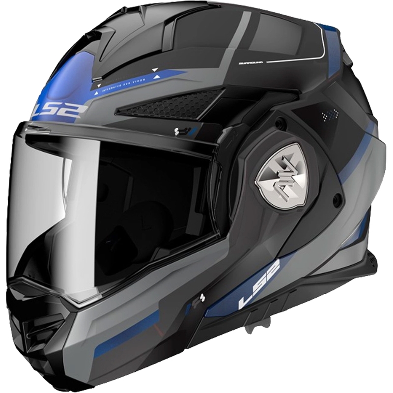 Motoristična čelada LS2 FF901 Advant X Spectrum črno-modro-titanova