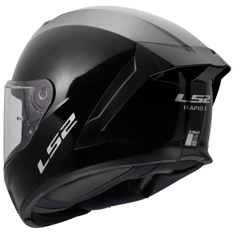 Motoristična čelada LS2 FF820 Rapid III, sijajno črna